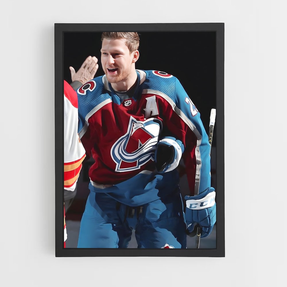 Poster Nathan mackinnon – affiche Hockey sur glace (vue 2)